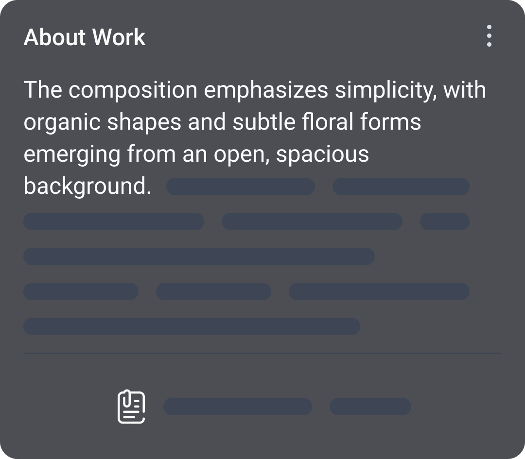 About Work