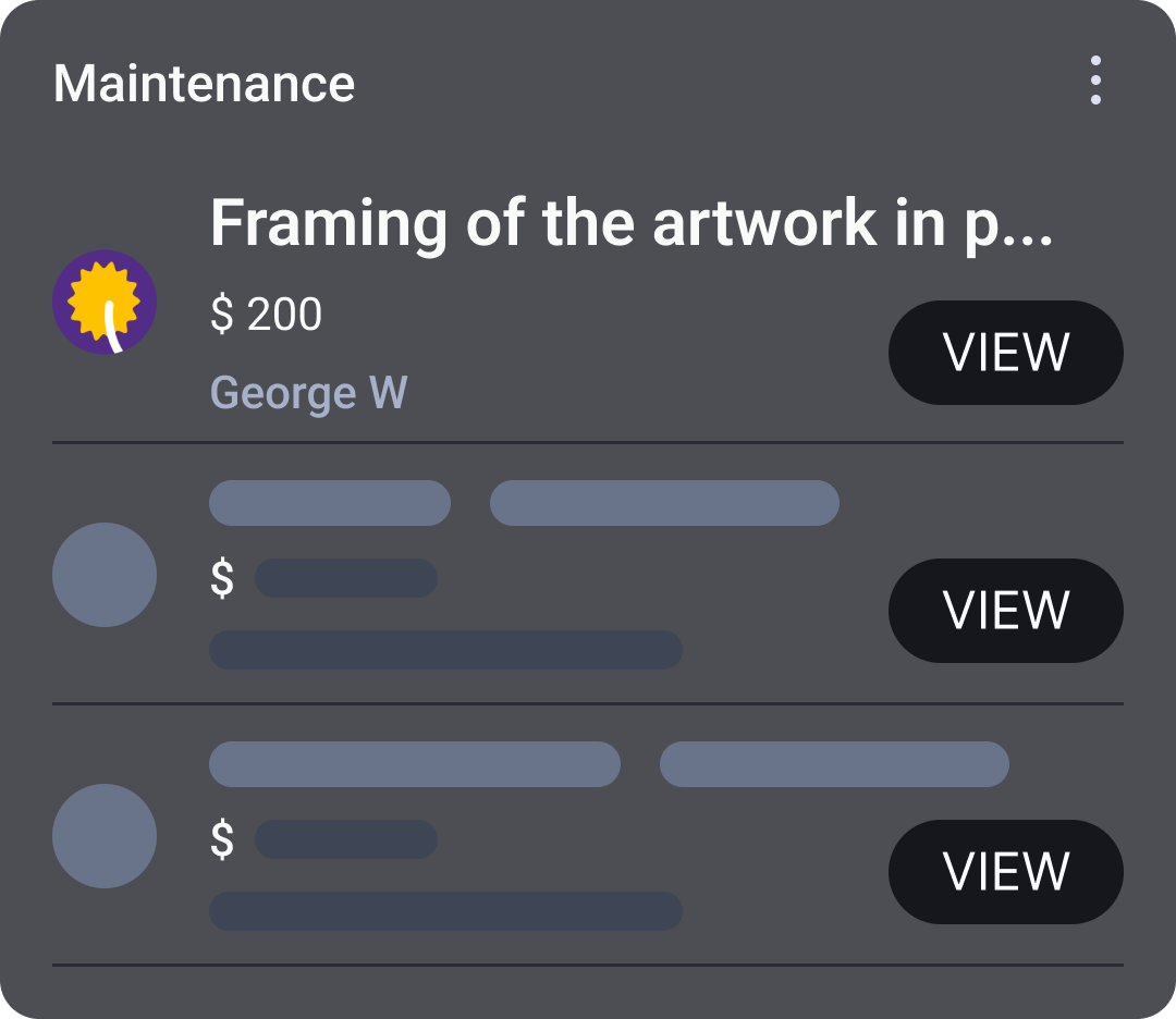 Maintenance